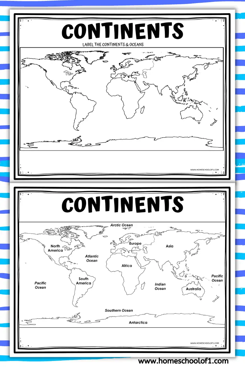 continent maps