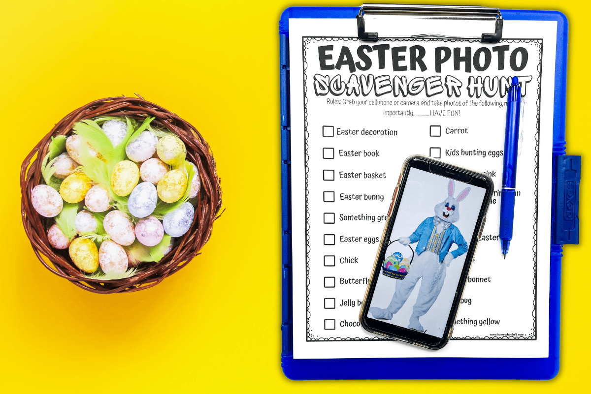 easter photo scavenger hunt for teens