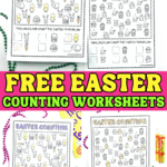 free easter counting worksheets
