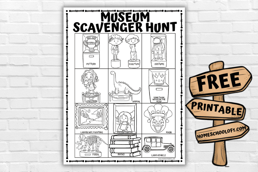 free museum scavenger hunt