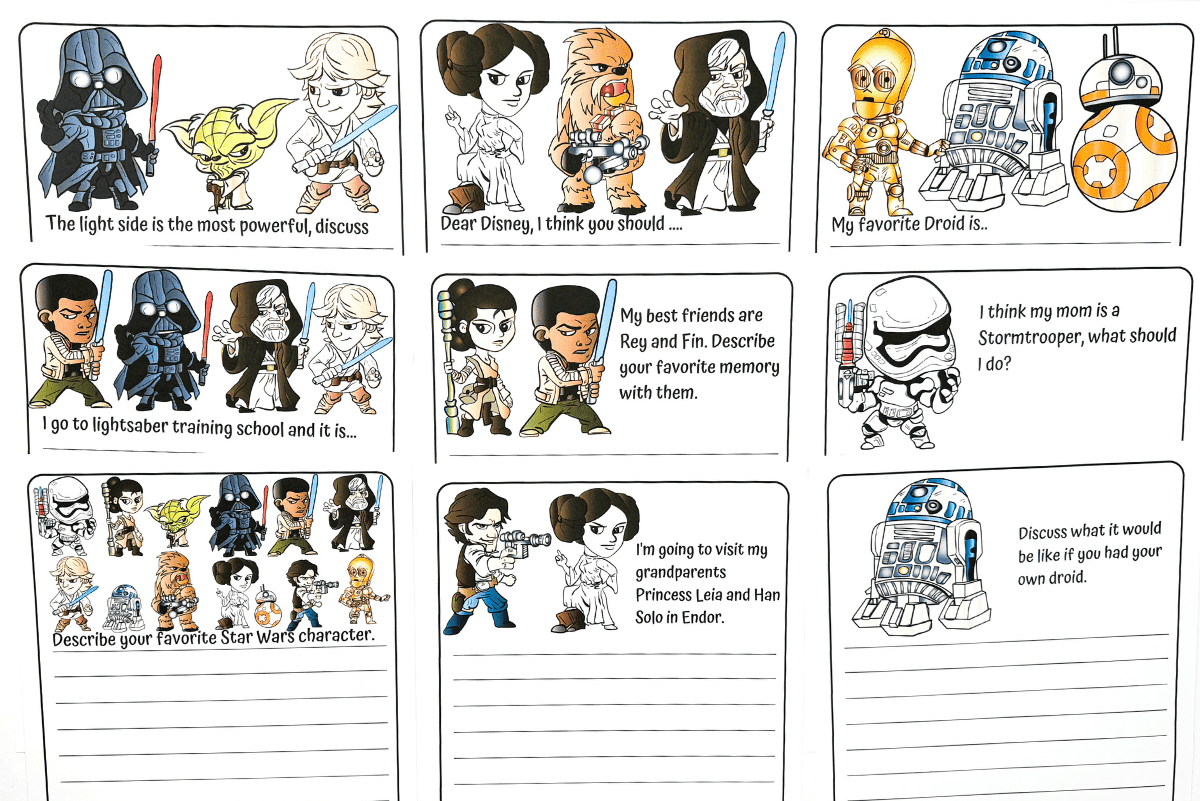 free star wars writing prompt printables