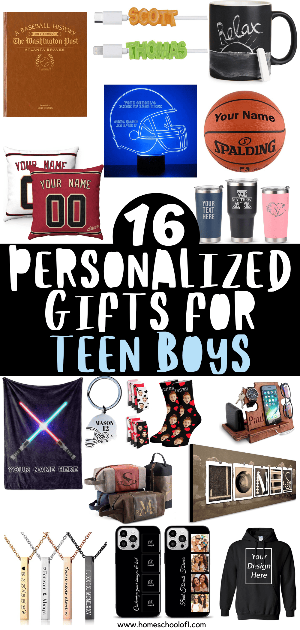 16 Personalized Gifts for Teen Boys They