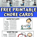 pocket money chart free printable
