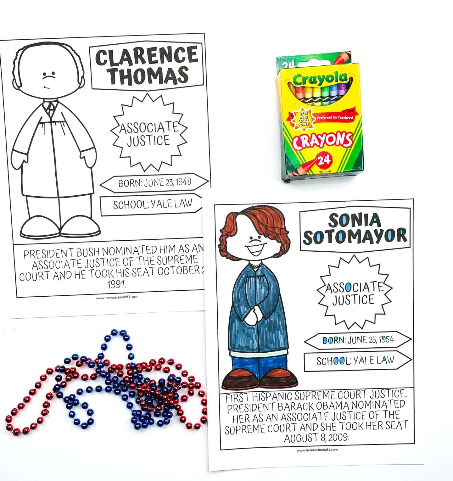 sonia sotomayor coloring page