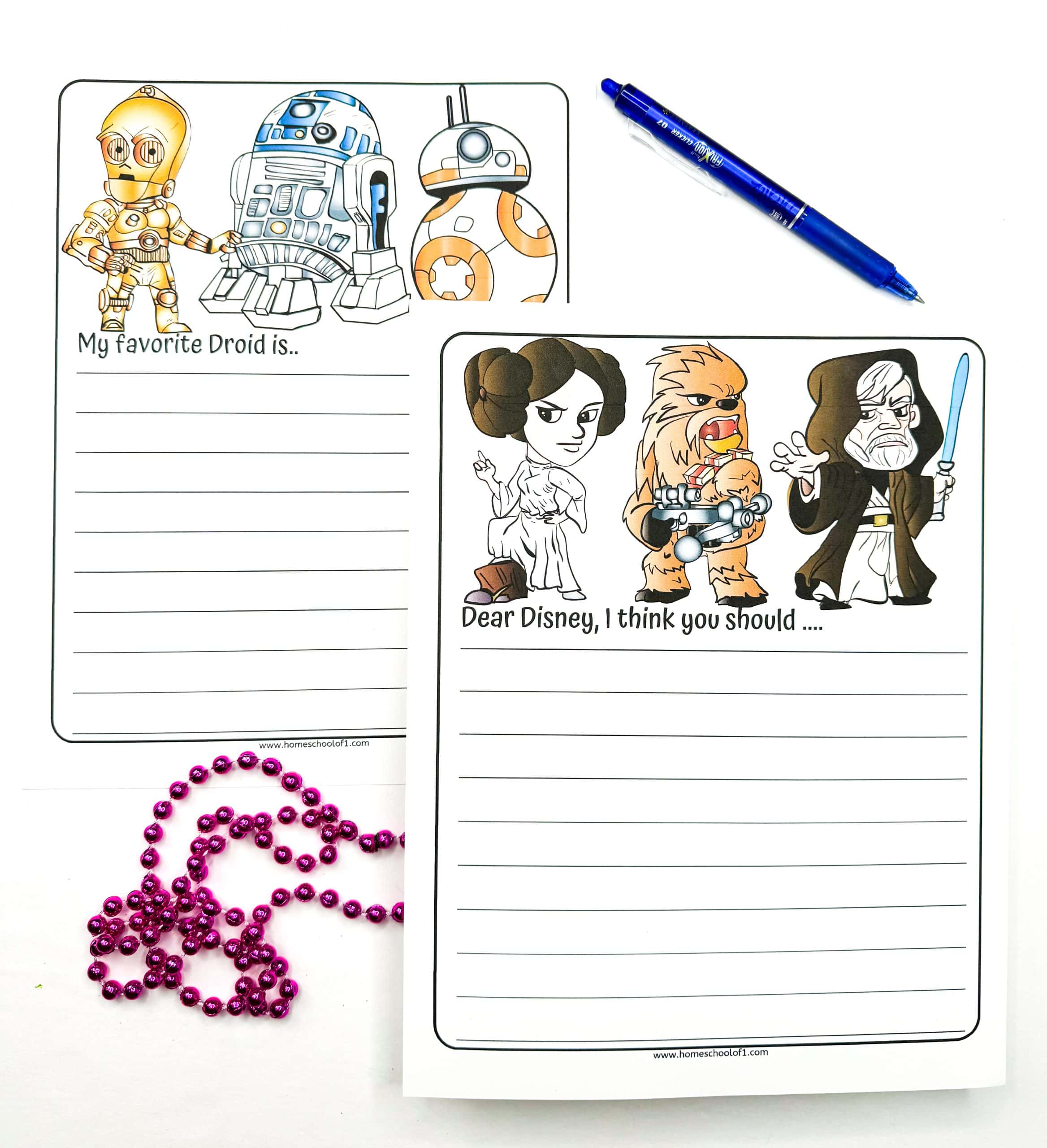 star wars journal prompts