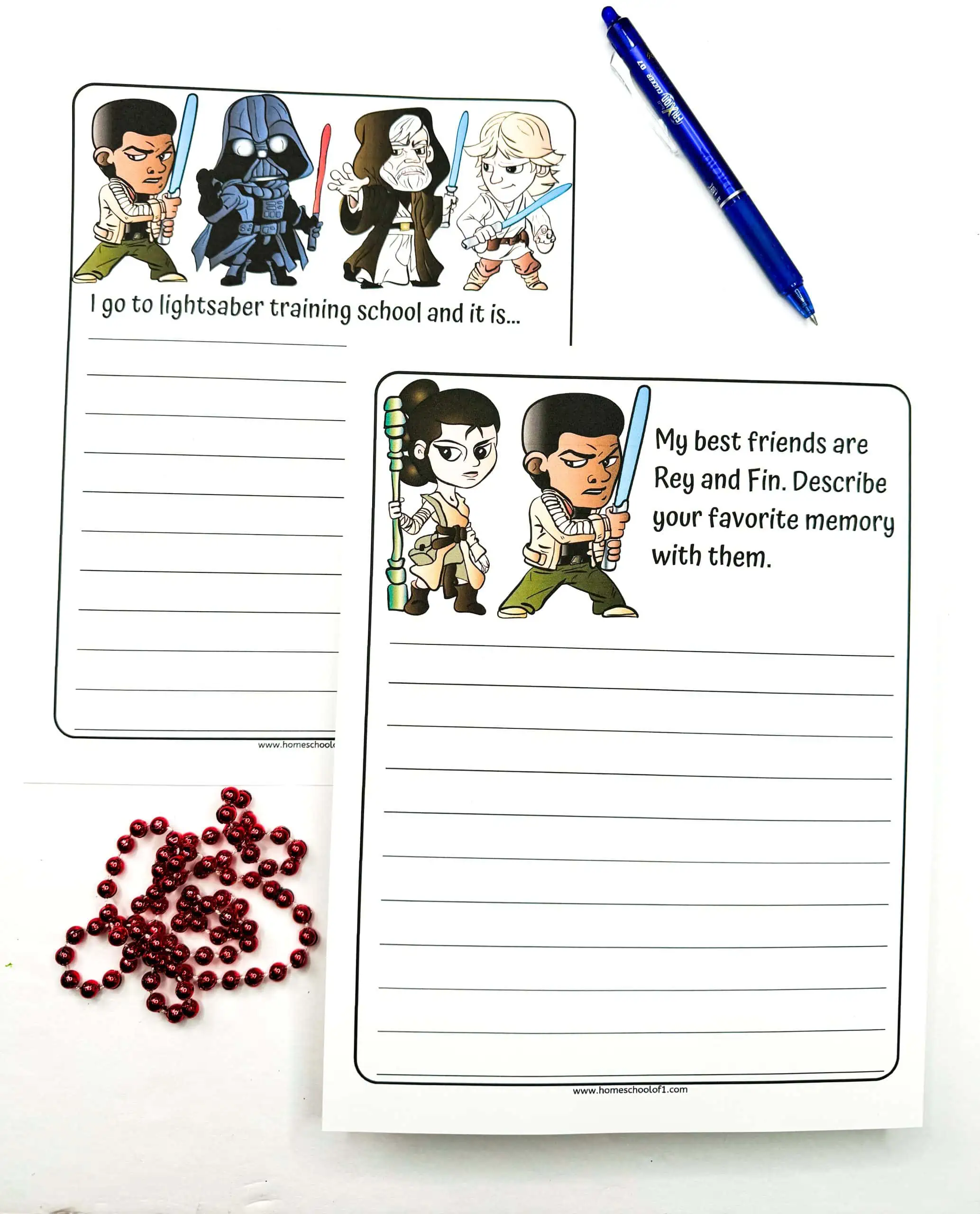 star wars writing activity