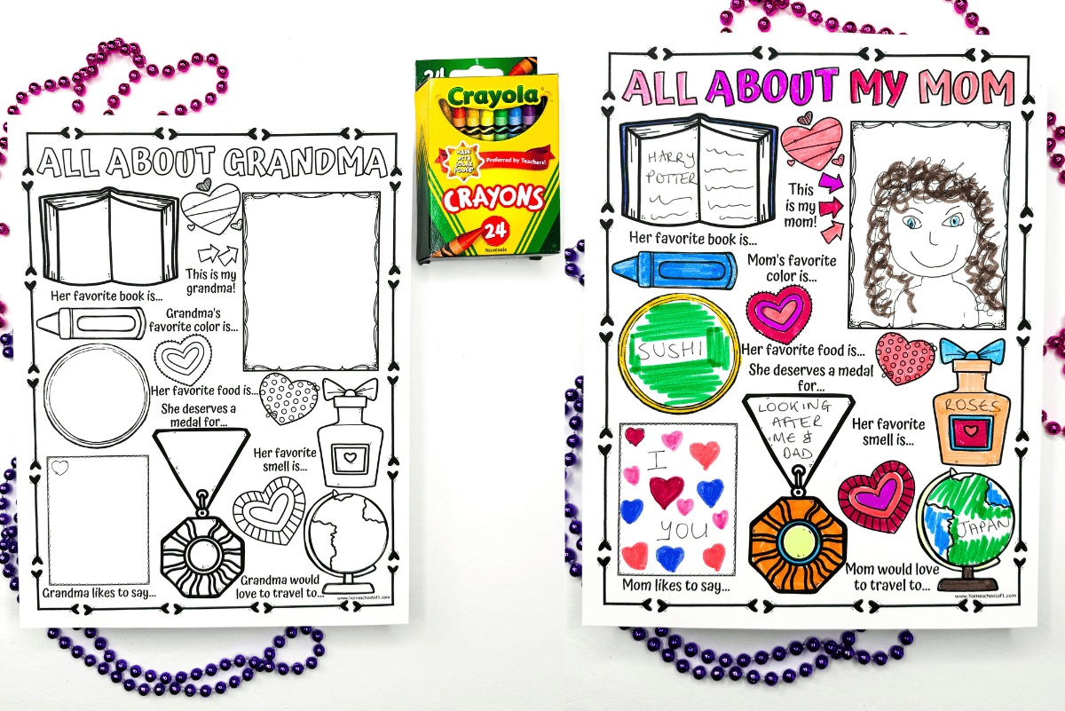 all about my grandma printable