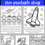 astronaut coloring pages