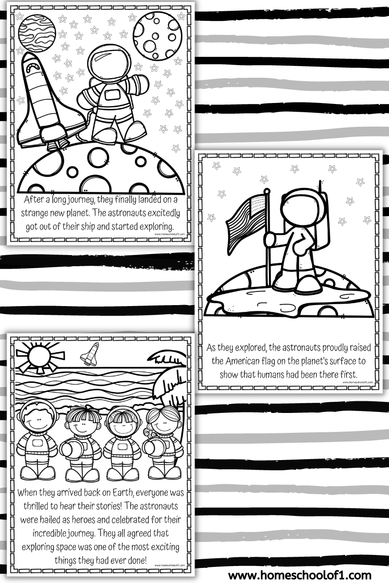 free astronaut coloring pages