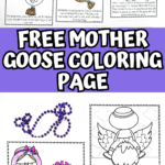 free mother goose coloring sheet
