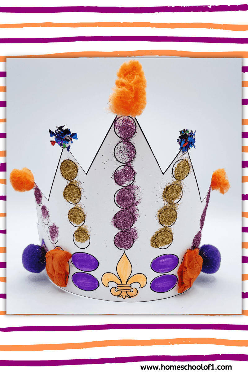 fun crown template