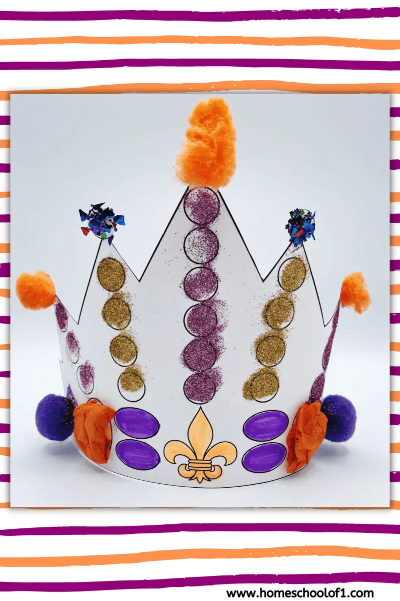 fun crown template