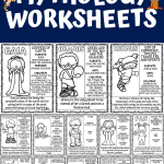 greek mythology worksheets