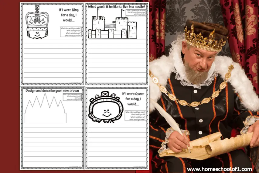 If I Were King for a Day (4 free writing prompts)