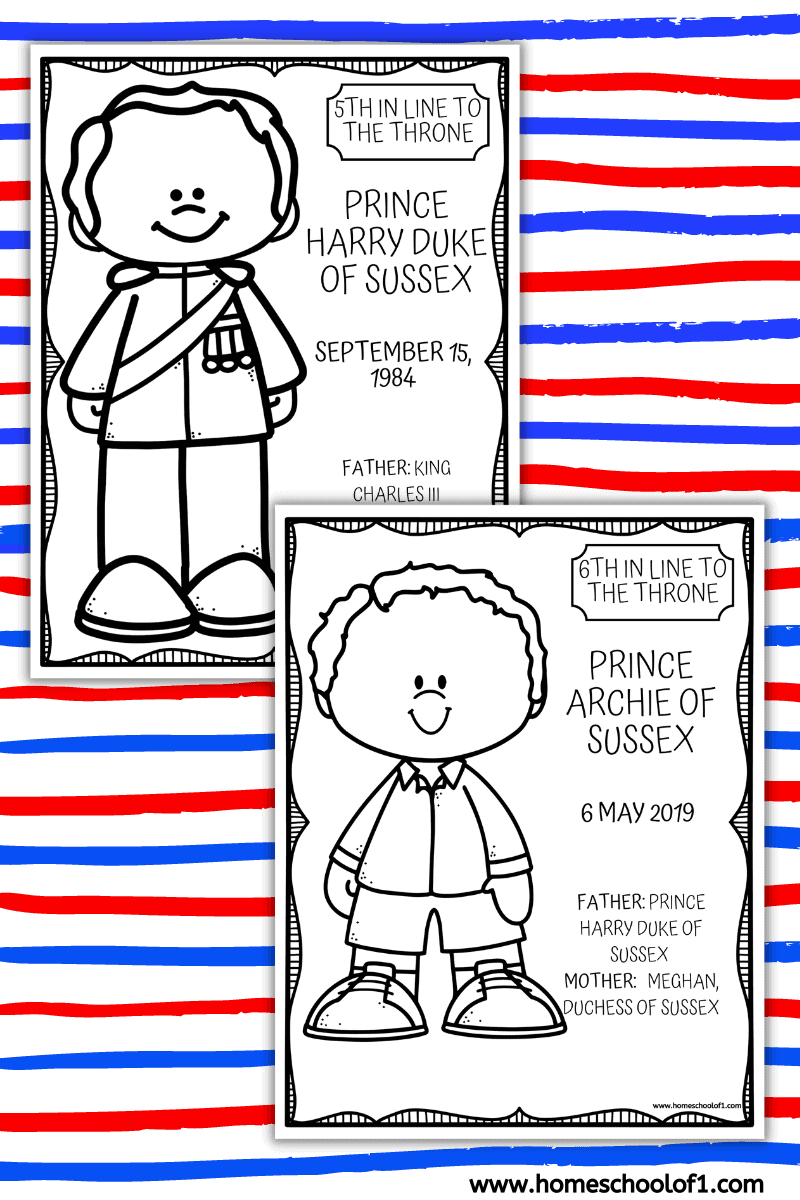 prince harry coloring page