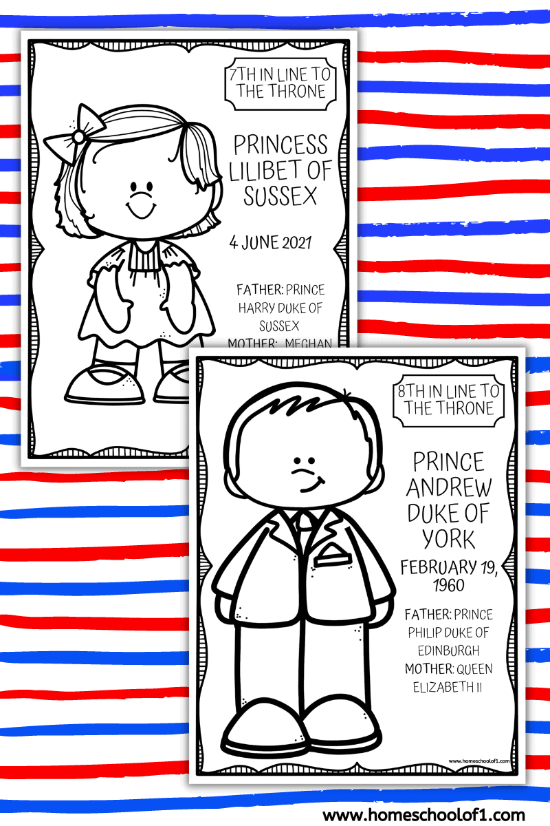 princess lilibet coloring page