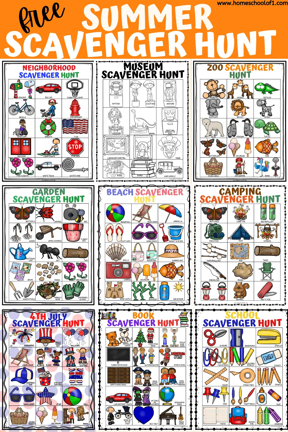 summer scavenger hunt