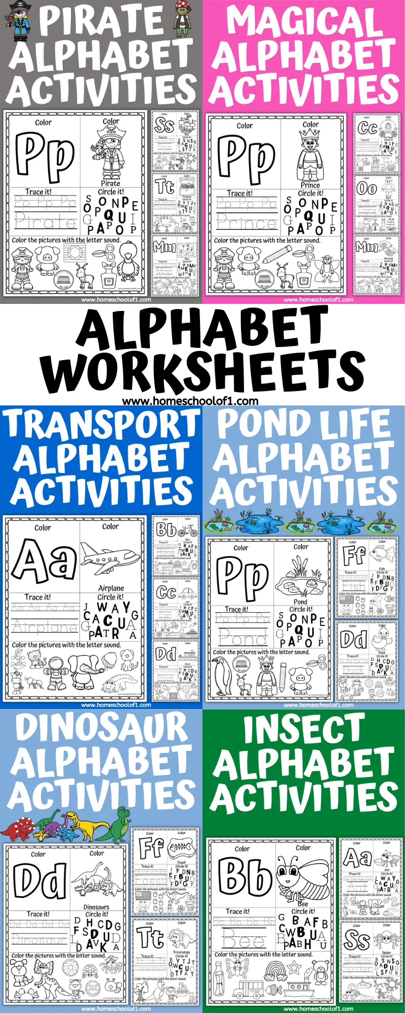 ALPHABET WORKSHEETS