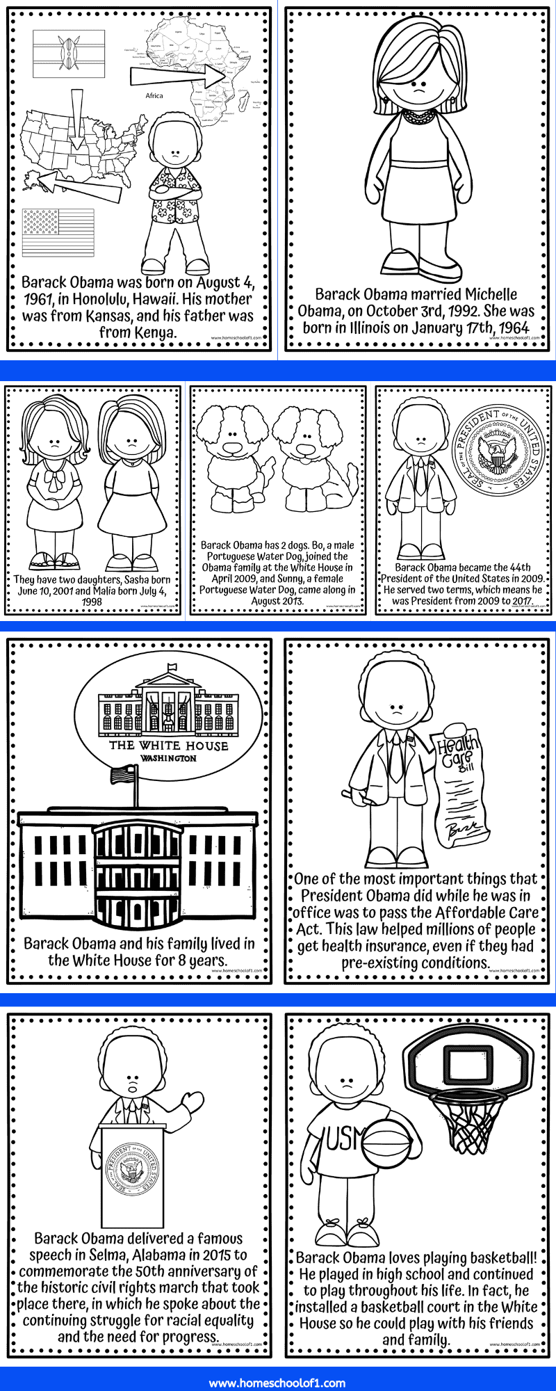 Barack Obama worksheets