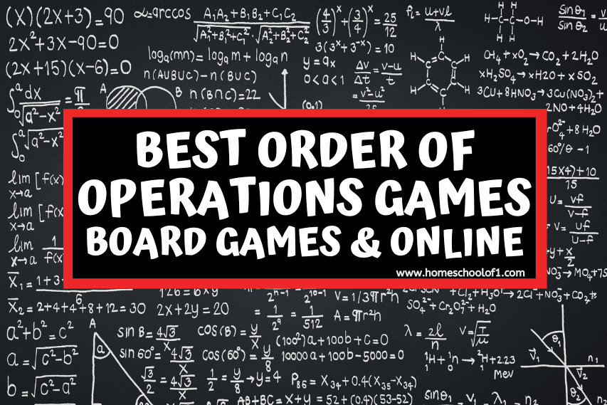 ORDER OF OPERATIONS GAMES