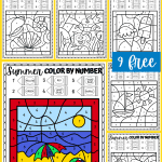 SUMMER COLOR BY NUMBER