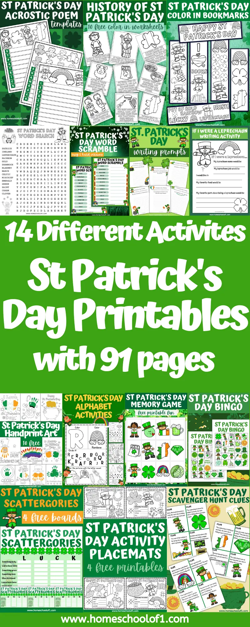 St Patricks Day printables PAID
