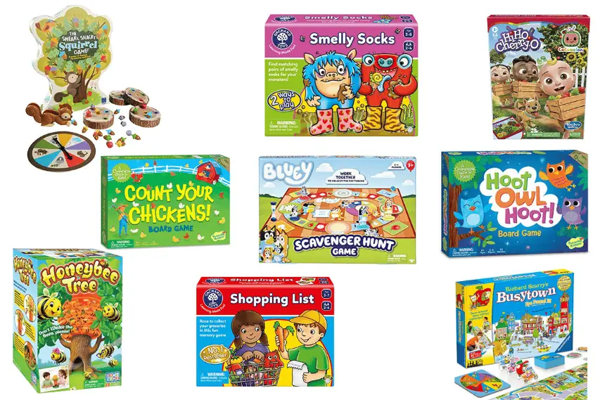 21 Best Board Games for 3 Year Olds in 2023
