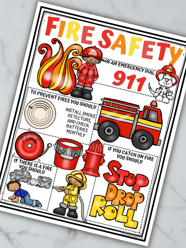 fire safety Web Story Poster