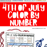 free 4th of july color by number