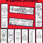 free bookmarks to color