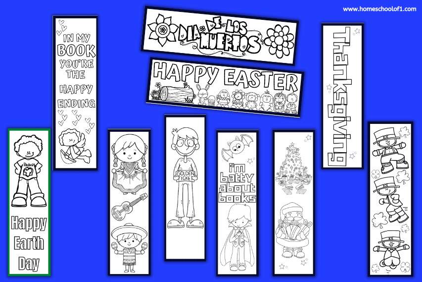 free printable bookmarks