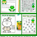 frog preschool worksheets