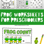 frog worksheets for preschoolers