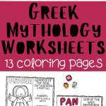 greek mythology coloring pages