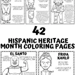 hispanic heritage month coloring pages