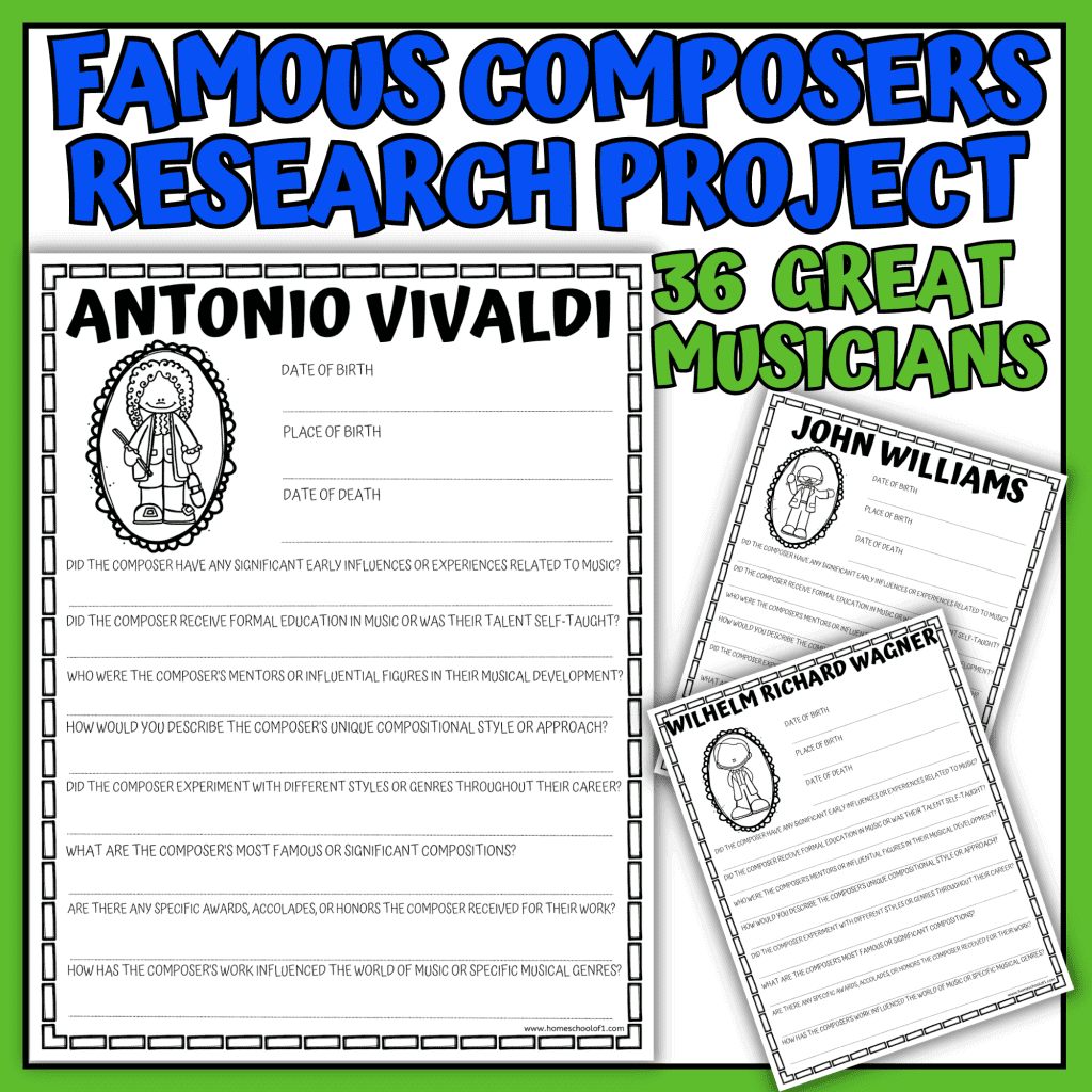 FAMOUS COMPOSERS RESEARCH PROJECT