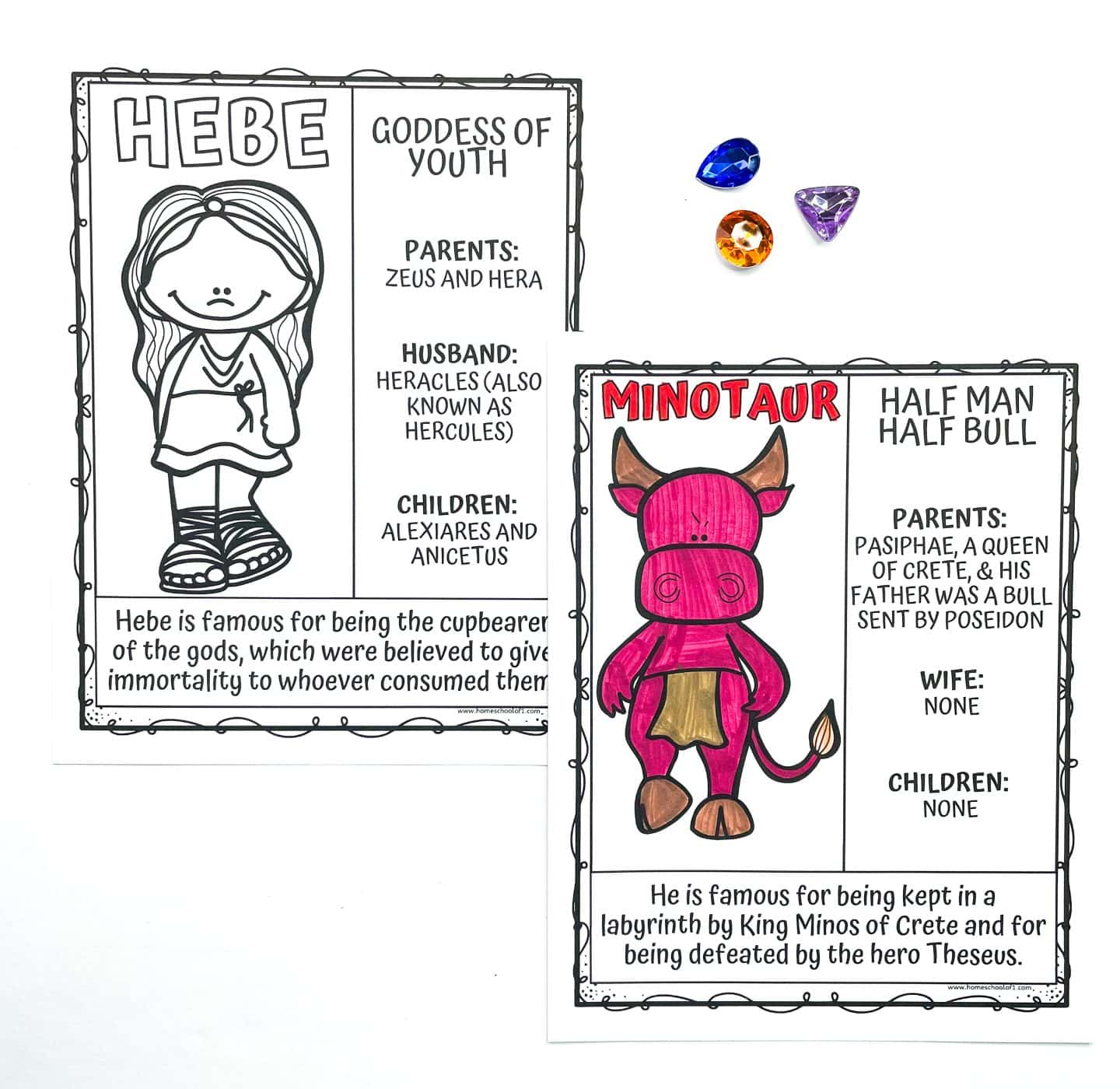 minotaur coloring page