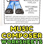 music composer worksheets