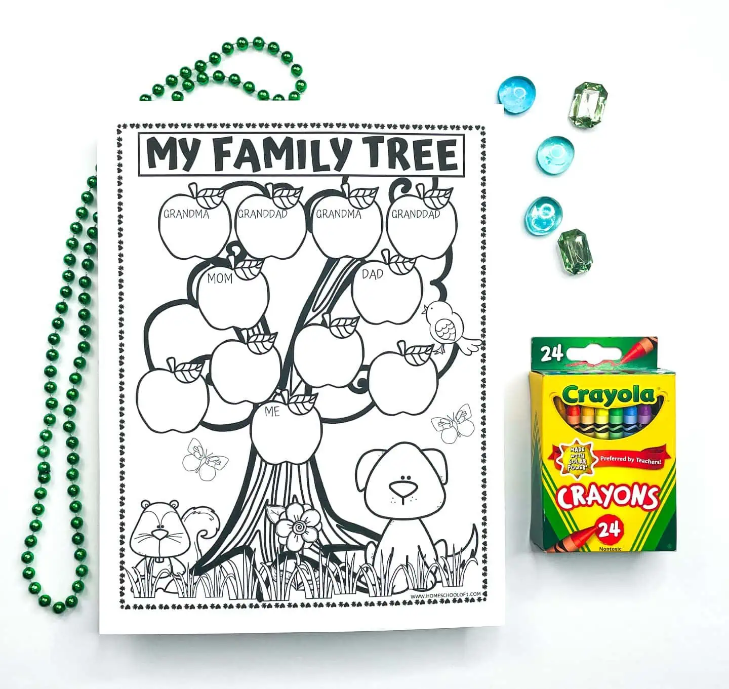 my family worksheet