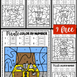 pirate color by number