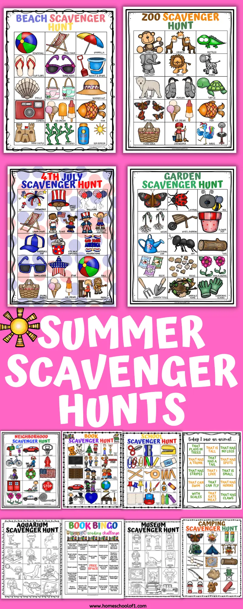 summer scavenger hunts