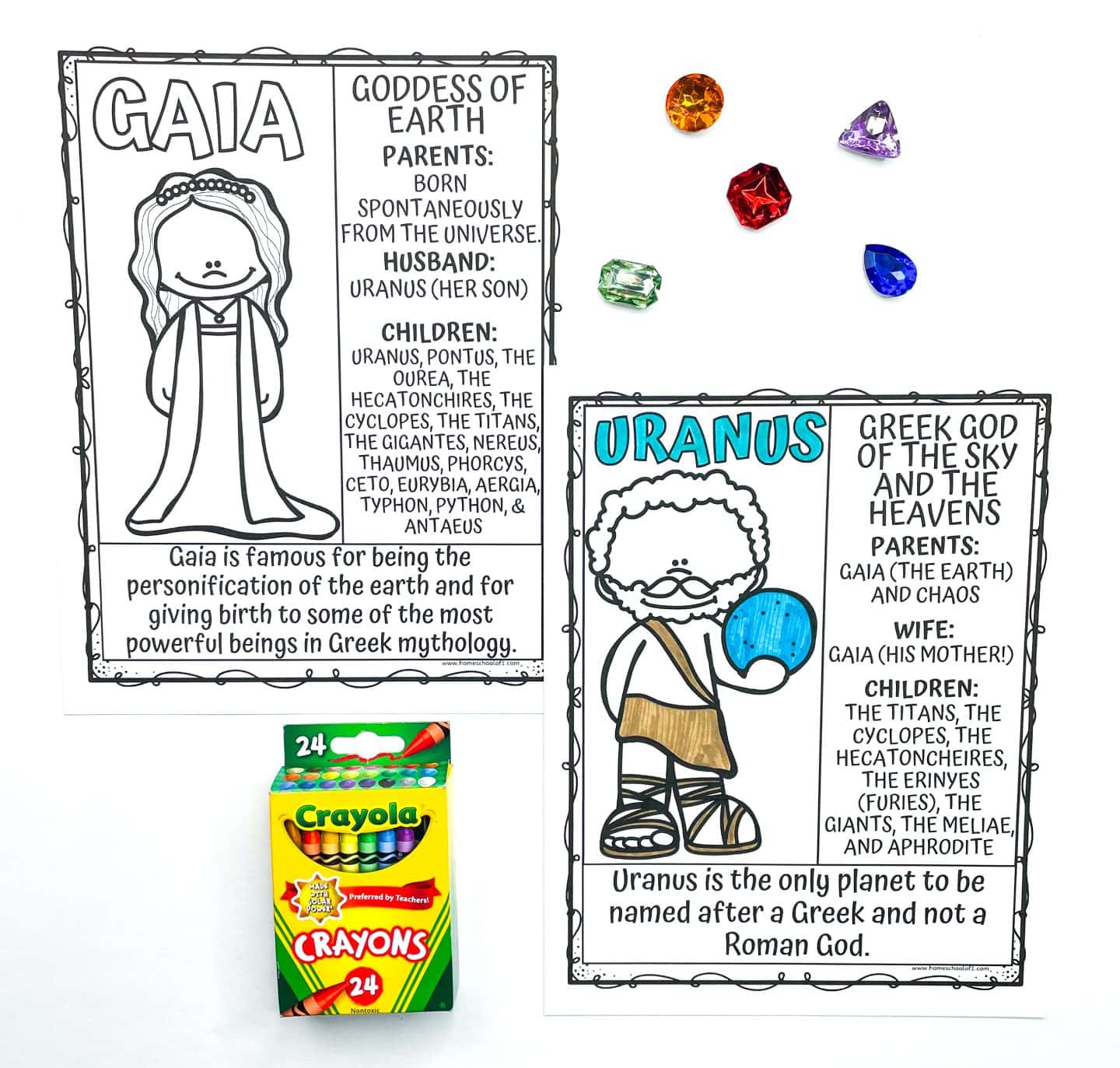 uranus coloring page