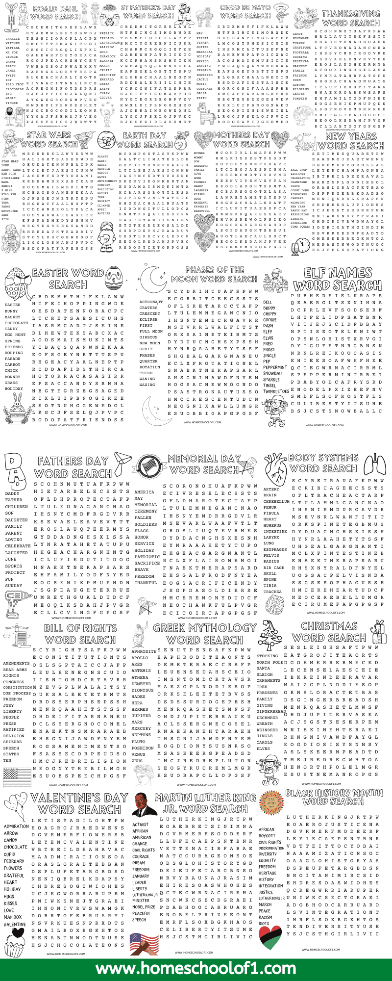 word search printables PAID