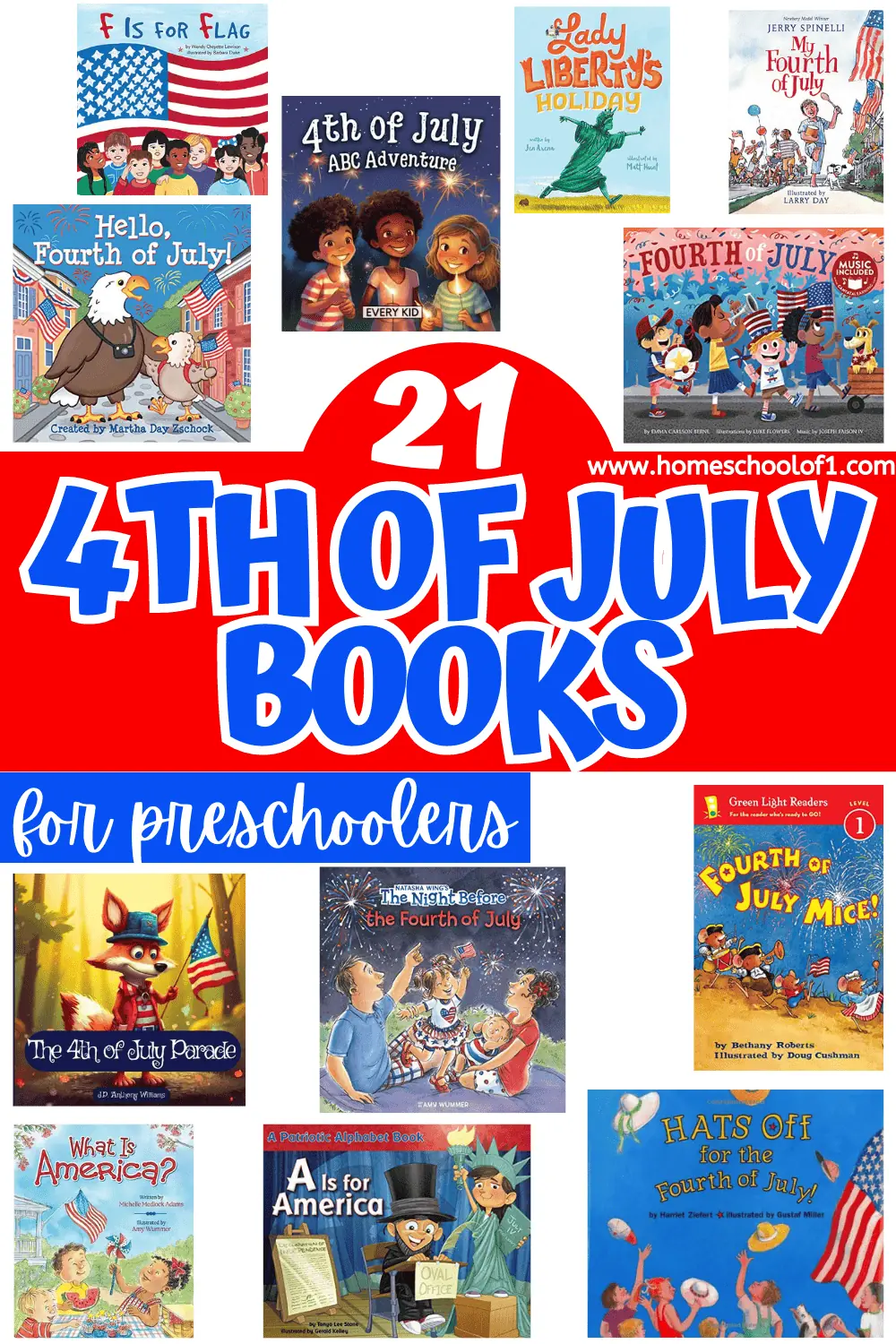 4TH OF JULY BOOKS PRESCHOOL