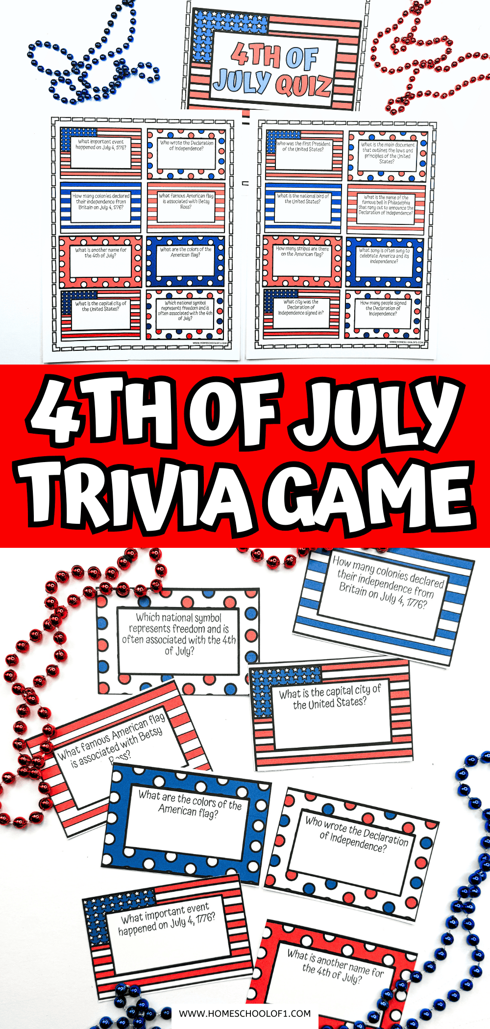 Free 4th of July Trivia Printable for Kids (With Answers)