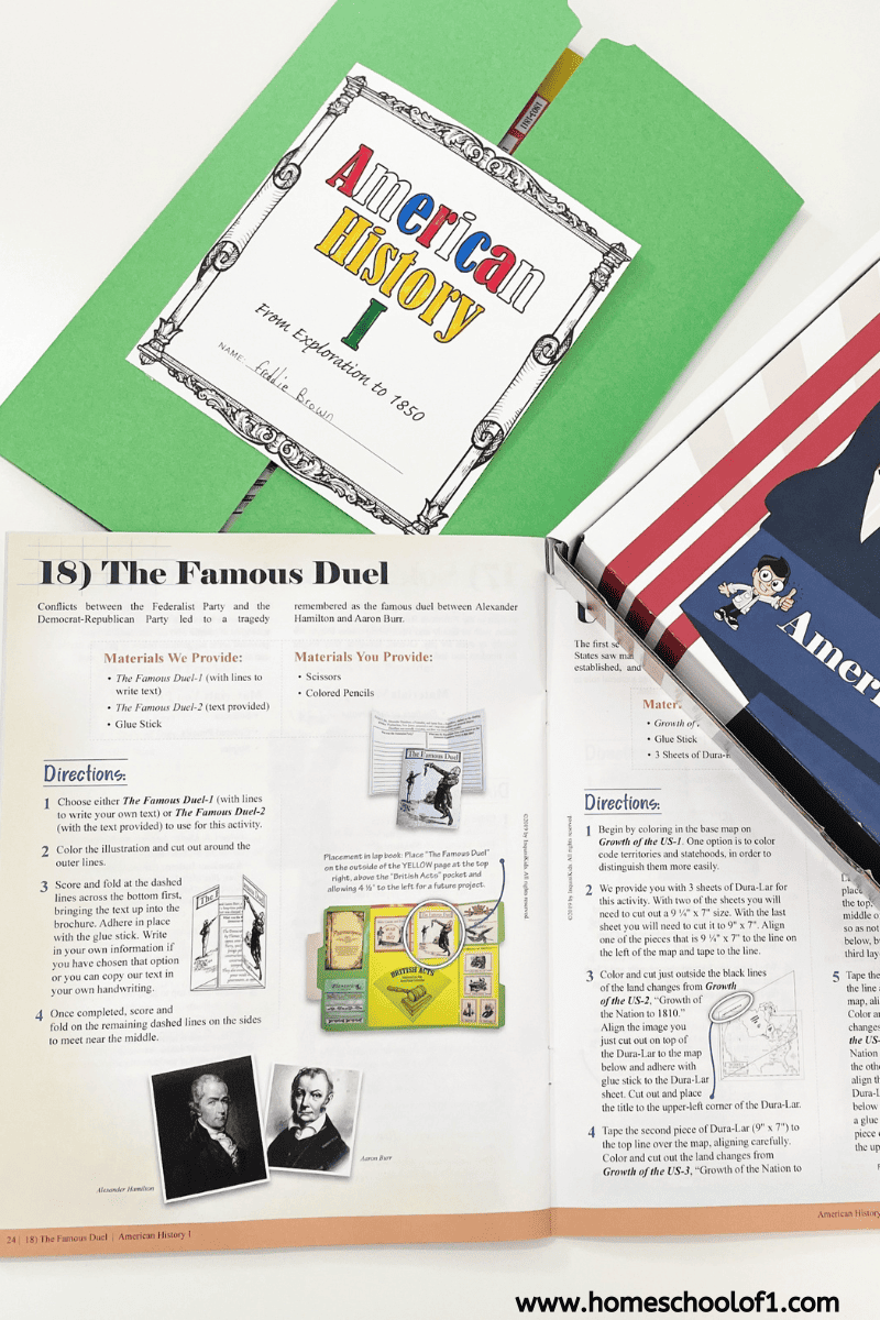 AMERICAN HISTORY LAPBOOK
