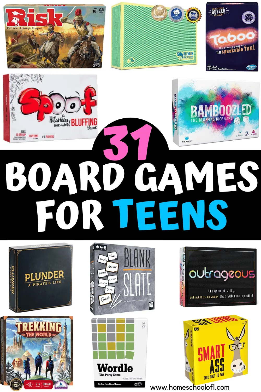 BOARD GAMES FOR TEENS