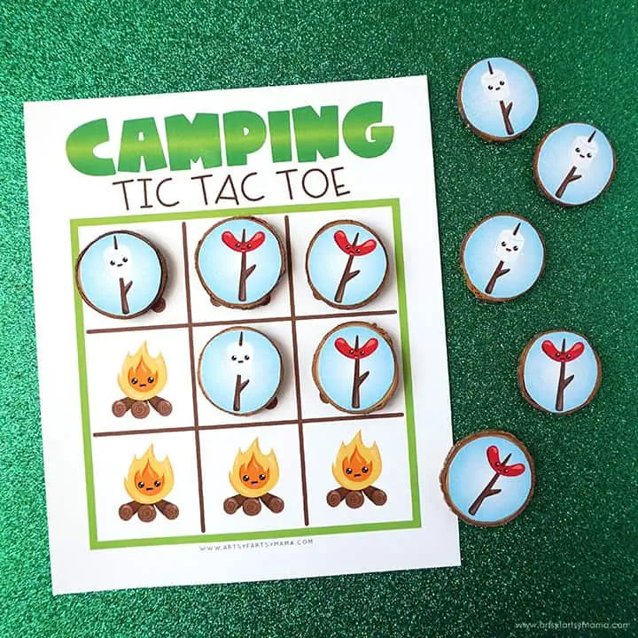 Fun Free Camping Game Printables for Kids