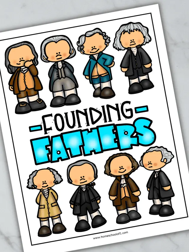 Founding Fathers Coloring Pages Story