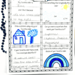 Fun My Favorite Color worksheet for kids with creative prompts to draw, describe, and explore shades of their favorite color.